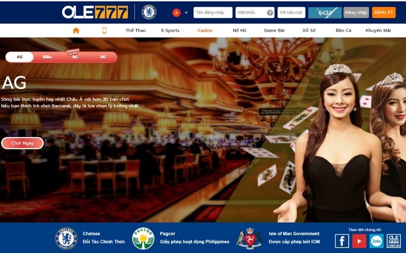 casino trực tuyến đẳng cấp Châu Á