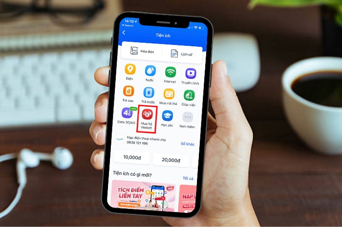 Mua Vietlott online bằng Ví AirPay